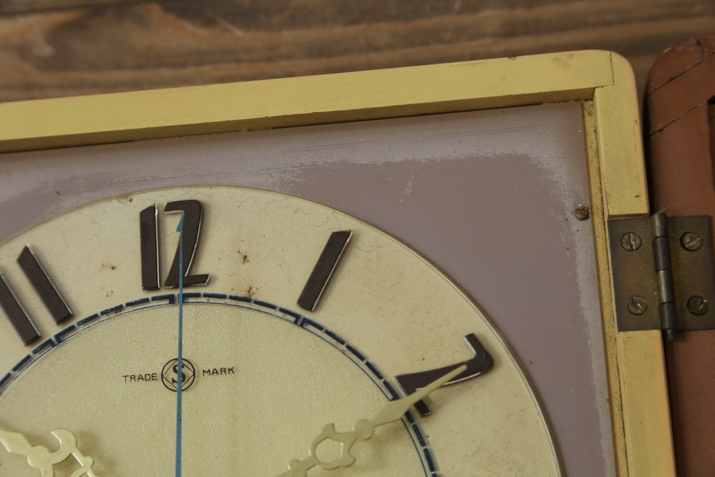 和製アンティーク　精工舎(SEIKOSHA、セイコー)　TRADE(S)MARK　TRANSISTOR CLOCK(トランジスタクロック)　昭和レトロ　スケルトンデザインがおしゃれな掛け時計(柱時計、古時計、振り子時計)(R-072343)