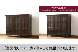 中古　屋久杉　漆塗り　品のある佇まいが美しい鏡台(ミラー、姿見)(R-059907)
