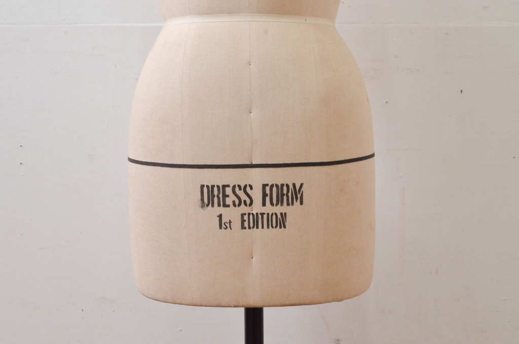 和製ビンテージ　大洋工芸　10MISSY　アトリエのような雰囲気づくりにぴったりなトルソー(DRESS FORM 1st EDITION、マネキン、ディスプレイ雑貨、店舗什器、ヴィンテージ)(R-077782)