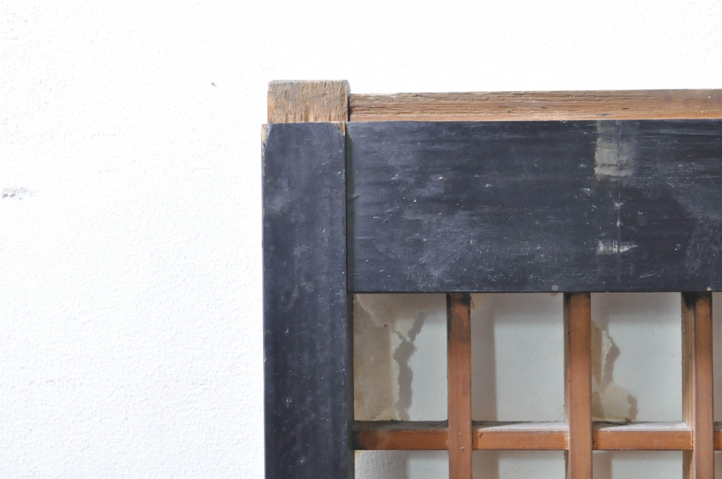 アンティーク建具　上質な和の空間を演出する書院障子戸4枚セット(引き戸、書院戸、窓)(R-072946)