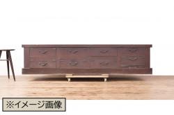 アンティーク家具　明治大正期　重ね水屋箪笥(収納棚)(R-036665)