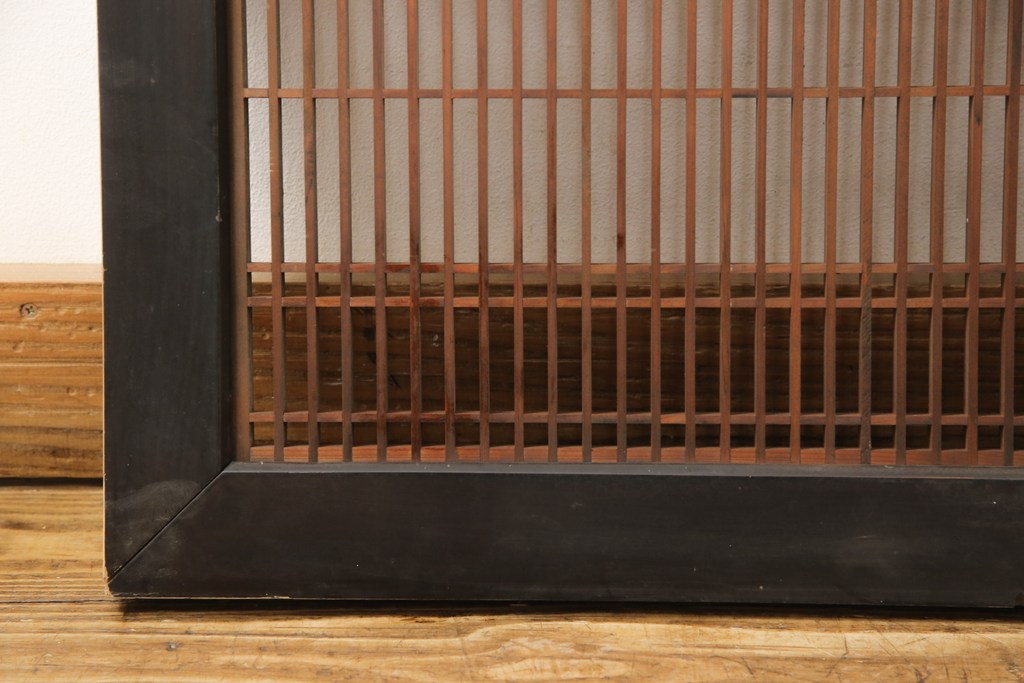 アンティーク建具　緻密な組子細工が美しい組子欄間1枚(明かり取り、明り取り)(R-056630)