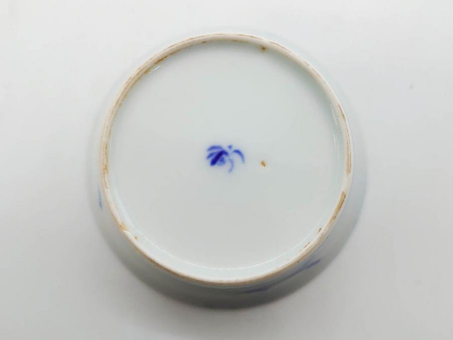 戦前　オールド香蘭社　有田焼　染付　色絵　金彩　(豆皿)約7cm　2.3寸/(花形皿)約10cm　3.2寸/(小皿)約11cm　3.4寸　(中皿)約14cm　4.6寸　様々なお料理が映える香蘭社の皿14点セット(ススキ、竹、桐、花、醤油皿、銘々皿、なます皿、深皿、変形皿、和皿、和食器、裏印、二寸三分、三寸二分、三寸四分、四寸六分)(R-080404)