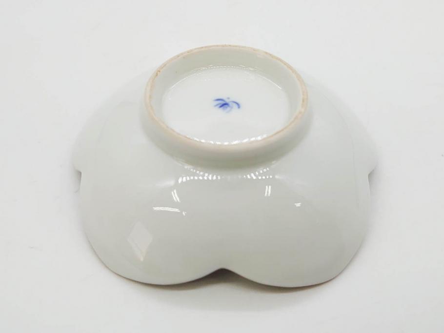 戦前　オールド香蘭社　有田焼　染付　色絵　金彩　(豆皿)約7cm　2.3寸/(花形皿)約10cm　3.2寸/(小皿)約11cm　3.4寸　(中皿)約14cm　4.6寸　様々なお料理が映える香蘭社の皿14点セット(ススキ、竹、桐、花、醤油皿、銘々皿、なます皿、深皿、変形皿、和皿、和食器、裏印、二寸三分、三寸二分、三寸四分、四寸六分)(R-080404)