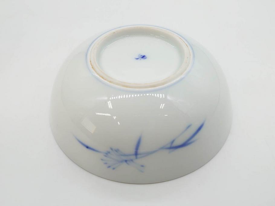 戦前　オールド香蘭社　有田焼　染付　色絵　金彩　(豆皿)約7cm　2.3寸/(花形皿)約10cm　3.2寸/(小皿)約11cm　3.4寸　(中皿)約14cm　4.6寸　様々なお料理が映える香蘭社の皿14点セット(ススキ、竹、桐、花、醤油皿、銘々皿、なます皿、深皿、変形皿、和皿、和食器、裏印、二寸三分、三寸二分、三寸四分、四寸六分)(R-080404)