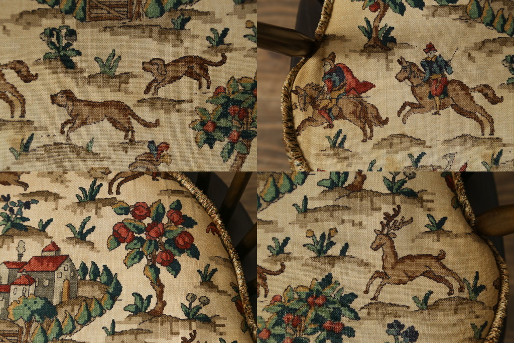 イギリスビンテージ　美品　レア品!!　ERCOL(アーコール)　Chairmakers Chair(チェアメーカーズチェア)　柔らかな曲線が身体を包み込むロッキングチェア(アームチェア、揺り椅子、イス、椅子、英国、ヴィンテージ)(R-075924)