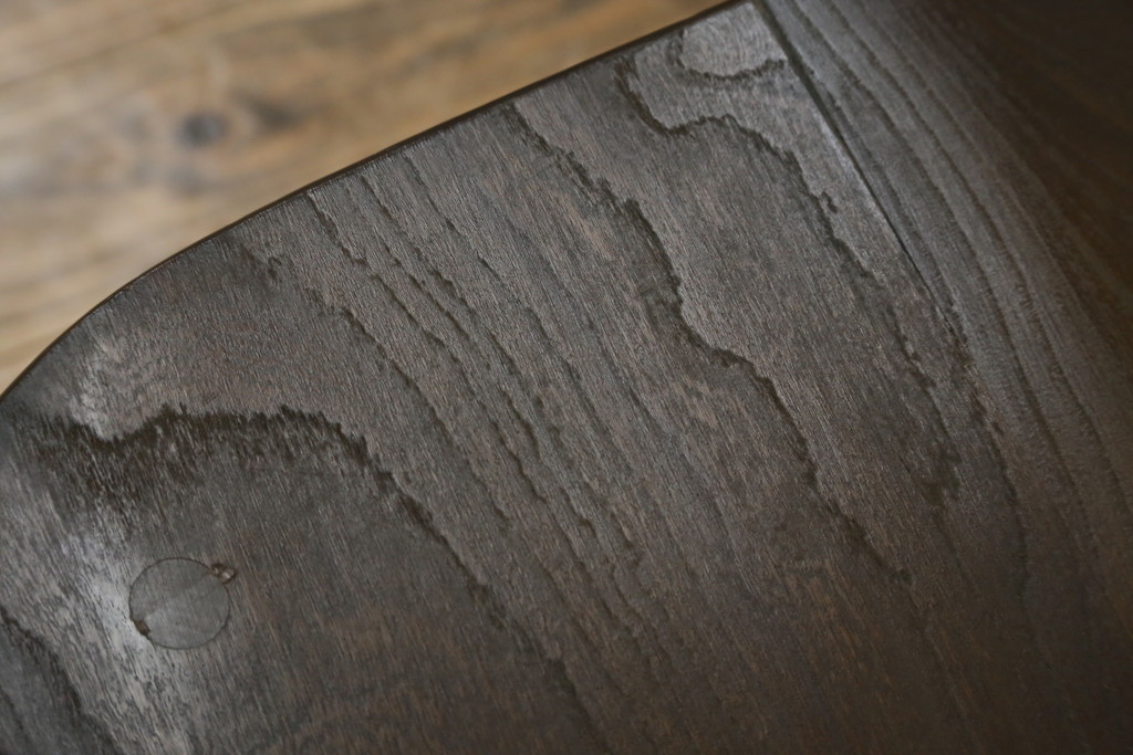 イギリスビンテージ　美品　レア品!!　ERCOL(アーコール)　Chairmakers Chair(チェアメーカーズチェア)　柔らかな曲線が身体を包み込むロッキングチェア(アームチェア、揺り椅子、イス、椅子、英国、ヴィンテージ)(R-075924)