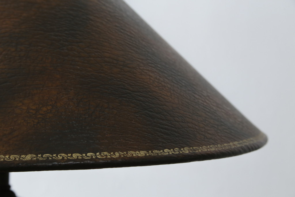 中古　美品　イギリス　MAITLAND-SMITH(メートランドスミス)　細部まで意匠を凝らした高級感のあるデザインが魅力的なフロアスタンド(フロアランプ、スタンド照明、シェードライト、英国)(定価推定40万円以上)(R-080540)