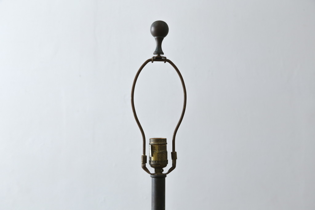 中古　美品　イギリス　MAITLAND-SMITH(メートランドスミス)　細部まで意匠を凝らした高級感のあるデザインが魅力的なフロアスタンド(フロアランプ、スタンド照明、シェードライト、英国)(定価推定40万円以上)(R-080540)
