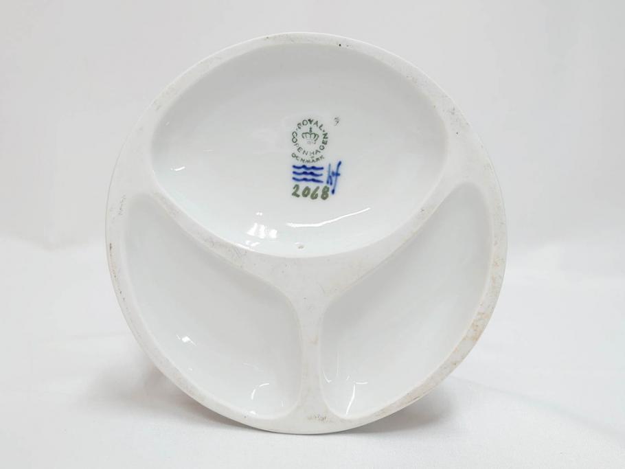 デンマーク　ROYAL COPENHAGEN(ロイヤルコペンハーゲン)　「ペアのガチョウ」　2068　仲睦まじい姿に心がほっこりするフィギュリン(鳥、置物、ディスプレイ、陶器、オブジェ、北欧)(R-080550)