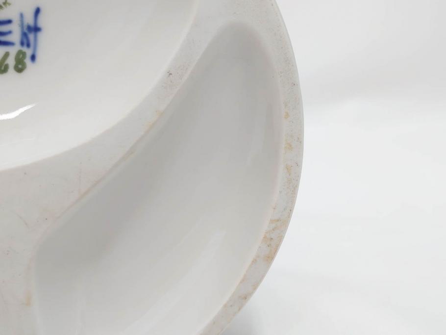 デンマーク　ROYAL COPENHAGEN(ロイヤルコペンハーゲン)　「ペアのガチョウ」　2068　仲睦まじい姿に心がほっこりするフィギュリン(鳥、置物、ディスプレイ、陶器、オブジェ、北欧)(R-080550)