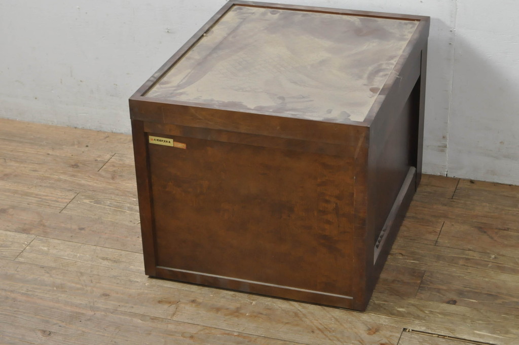 中古　美品　北海道民芸家具　組み合わせ自由で様々な使い方ができるローボード(小物収納、収納棚、戸棚)(R-080235)