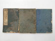 浮世絵師 歌川広重 絵本江戸土産 初編・5編/鶏鳴舎暁晴編 浪華の賑ひ 三篇　和本3冊セット(地誌、書籍、和書、古書、版画)(R-080557)
