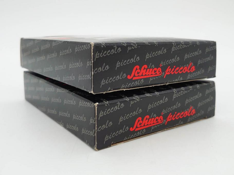 Schuco(シュコー)　Grand Prix Racer 1070　Studio 1050　Mercedes 1936　Piccolo(ピッコロ)　おもちゃ5点セット(ミニカー、Lufthansa、メルセデス、ゼンマイ、車、スポーツカー、外箱付き)(R-080762)