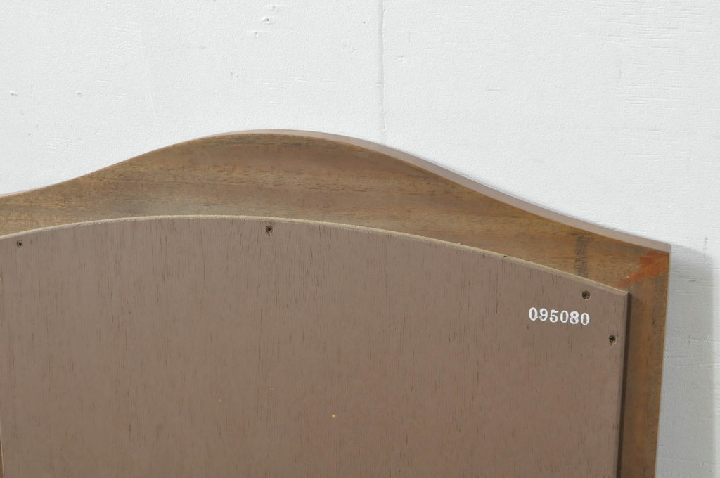 中古　美品　DREXEL HERITAGE(ドレクセルヘリテイジ)　マホガニー材　アーチ型の曲線デザインがお洒落なミラー(ウォールミラー、壁掛け鏡、姿見)(R-080268)