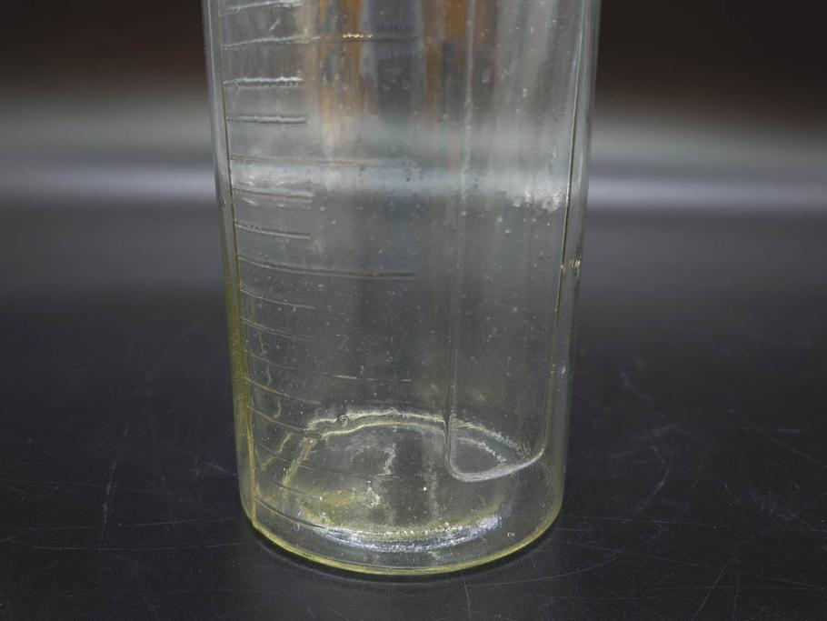 大正～昭和初期　気泡が味わい深いボトル瓶5点セット(ガラスビン、ガラス瓶、硝子、薬瓶、花瓶、花入、花器)(R-076943)