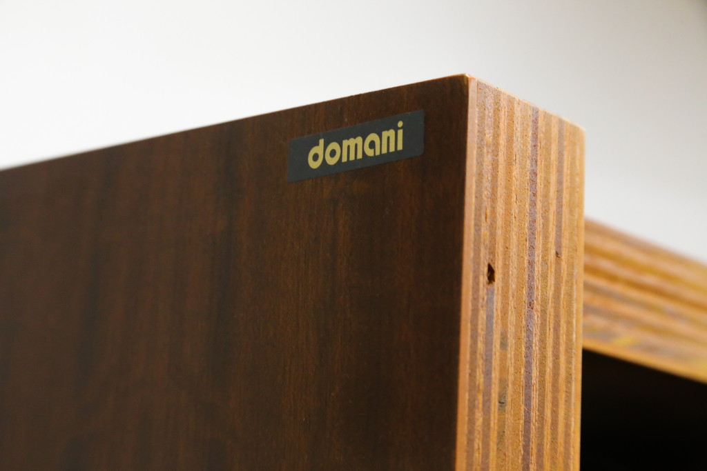 中古　美品!!　カリモク家具(karimoku)　ドマーニ(domani)　フォルザ(Forza)シリーズ　堂々とした佇まいが魅力的なシアターボード(テレビ台、テレビボード、収納棚、飾り棚、陳列棚)(R-079833)