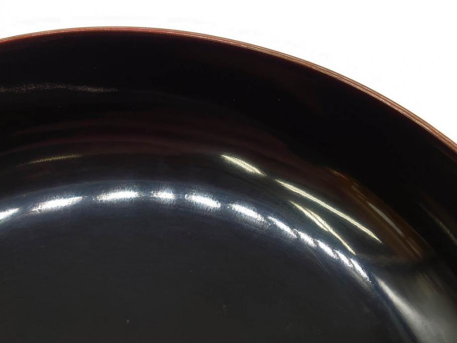 明治～大正期　輪島塗　蒔絵　木製　松竹梅　雅なお椀5客セット(金彩、松の実、花、吸物椀、木製、漆器、漆芸、金彩、和食器、蓋付き)(R-080765)
