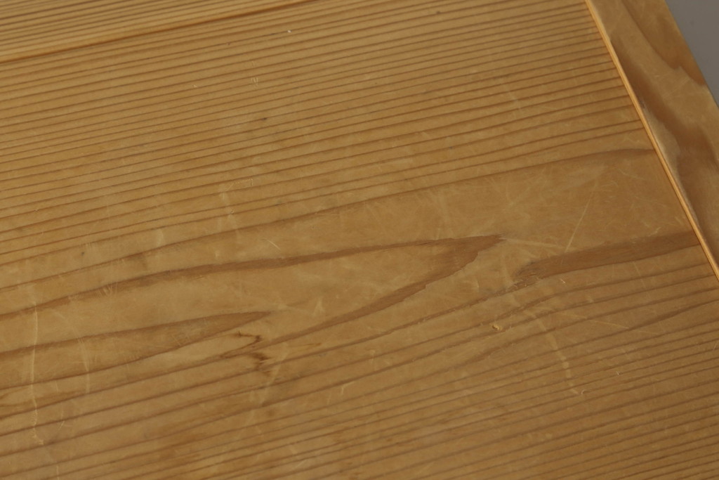 【セミオーダー家具実例】置き水屋に高品質リペアを施しました。金具は現状の物を使用し、当店選定のステンレス製のバットを設置し、現状をベースに着色して仕上げました。(置水屋、茶水屋、戸棚、茶棚、収納棚、網代引戸)