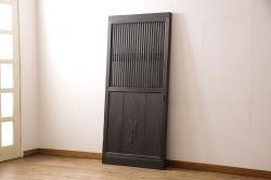中古　美品　幅広　透かし彫りが入った夏の風情漂う夏戸4枚セット(建具、簾戸、御簾戸、簀戸、葭戸、夏障子、引き戸、すど)(R-071120)