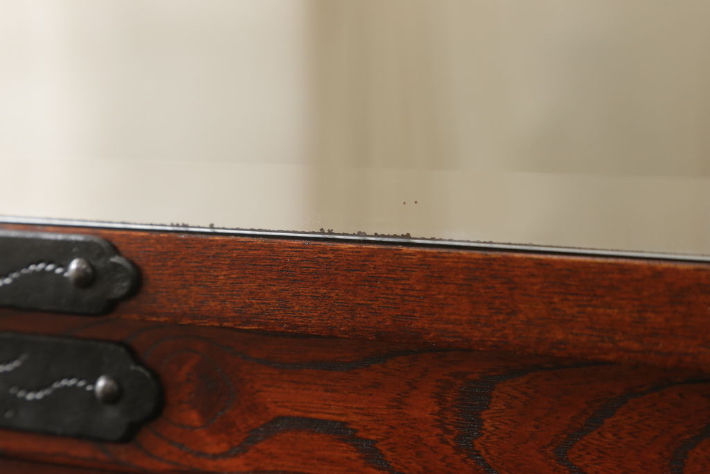 中古　美品　岩谷堂箪笥　和モダンな雰囲気が魅力的なドレッサー+チェアセット(定価約50万円)(鏡台)(R-057492)