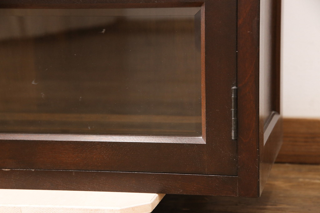 中古　松本民芸家具　脚か台輪を取り付けてリメイク!小ぶりなサイドボード(キャビネット、本箱、戸棚、収納棚)(R-056013)