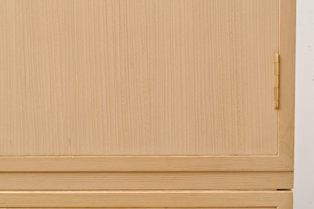 中古　国産　コートなど大切な洋服の収納に!高級総桐箪笥ワードローブ(並厚)(洋服箪笥、桐たんす、タンス)(R-055919)