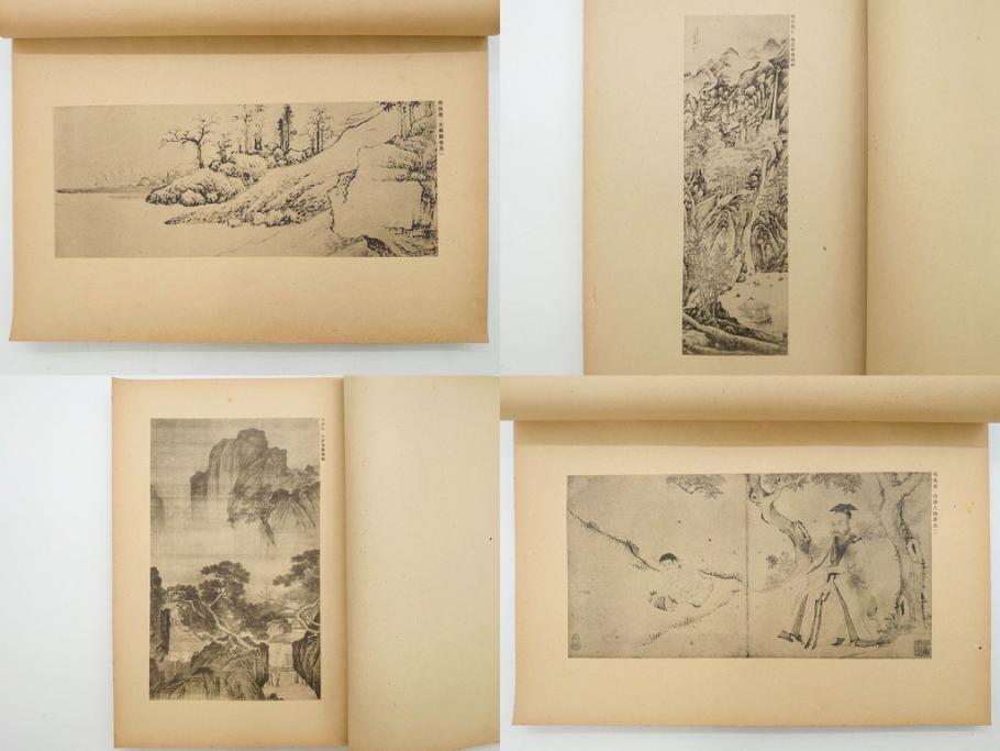昭和　中国名画集　中国美術　唐本　全冊揃い　名画集8冊セット(書籍、絵画、古本、古書)(R-080771)