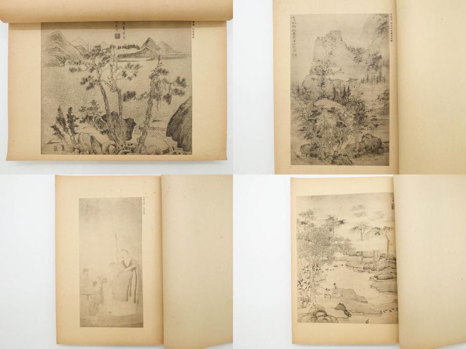 昭和　中国名画集　中国美術　唐本　全冊揃い　名画集8冊セット(書籍、絵画、古本、古書)(R-080771)