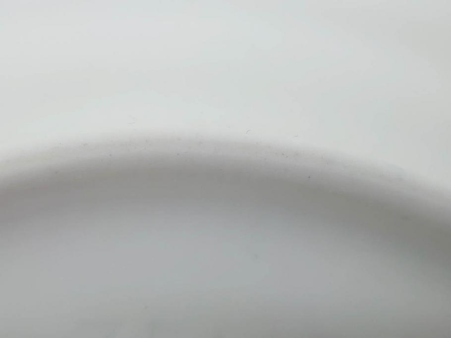 デンマーク　ROYAL COPENHAGEN(ロイヤルコペンハーゲン)　フローラダニカ　ピンクの花のデザインが可愛らしいオーバルプレート(金彩、フラワー、ディッシュ、中皿、洋食器、北欧)(R-080997)　