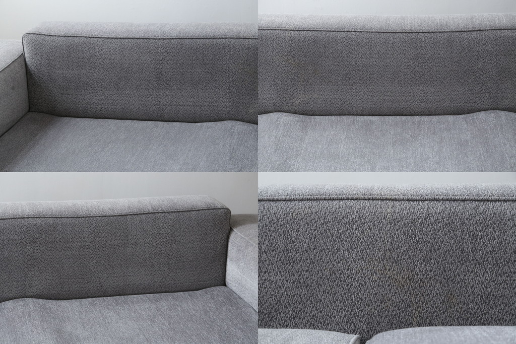 中古　イタリア　ミノッティ(Minotti)　シンプルながら洗練された佇まいの3人掛けソファ(3人掛け、3P)(定価約300万円)(R-061470)
