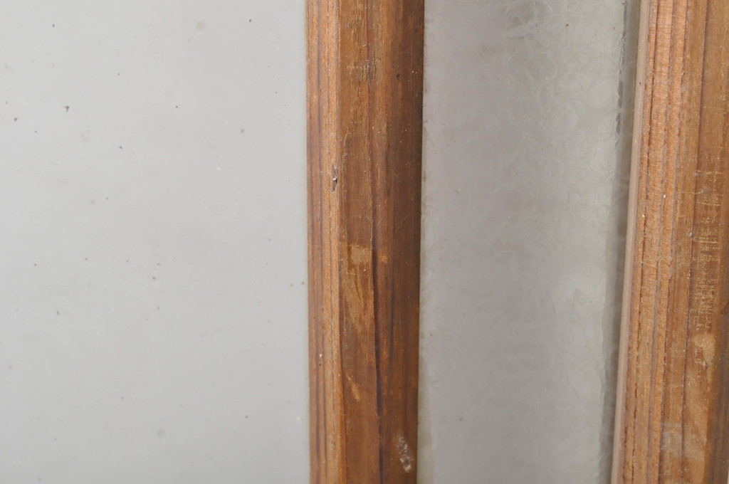 アンティーク建具　どこか懐かしい雰囲気を醸し出す明かり取り3枚セット(明り取り、ガラス欄間)(R-073585)
