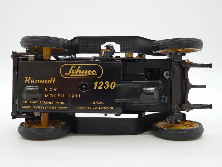 Schuco(シュコー)　OLD TIMER　Ford COUPET 1917 Renault 6cv/1911(1227、1230、1229、1228、ゼンマイ)　Mercedes SIMPLEX 32PS/1902 Opel DOKTORWAGEN 4/8PS 1909 おもちゃ6点セット(フォード、ルノー、メルセデス、オペル、オールドタイマー、玩具、車、外箱付き)(R-080763)