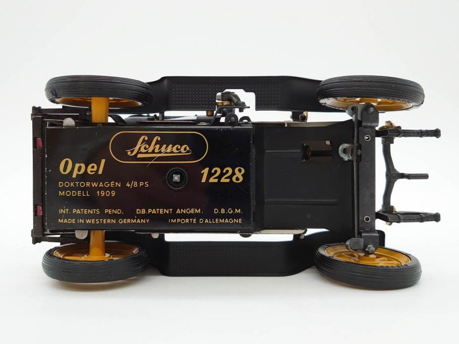Schuco(シュコー)　OLD TIMER　Ford COUPET 1917 Renault 6cv/1911(1227、1230、1229、1228、ゼンマイ)　Mercedes SIMPLEX 32PS/1902 Opel DOKTORWAGEN 4/8PS 1909 おもちゃ6点セット(フォード、ルノー、メルセデス、オペル、オールドタイマー、玩具、車、外箱付き)(R-080763)