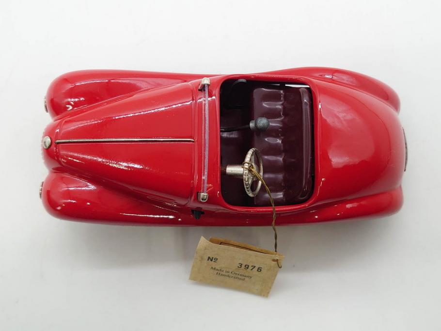 Schuco(シュコー)　Akustico 2002/Examico 4001(4011)/BMW 327 coupe 1/18/Studio IV Bugatti　おもちゃ4点セット(Edition、Classic、ブガッティ、クーペ、エグザミコ、ゼンマイ、ブリキ、玩具、車、外箱付き)(R-080764)