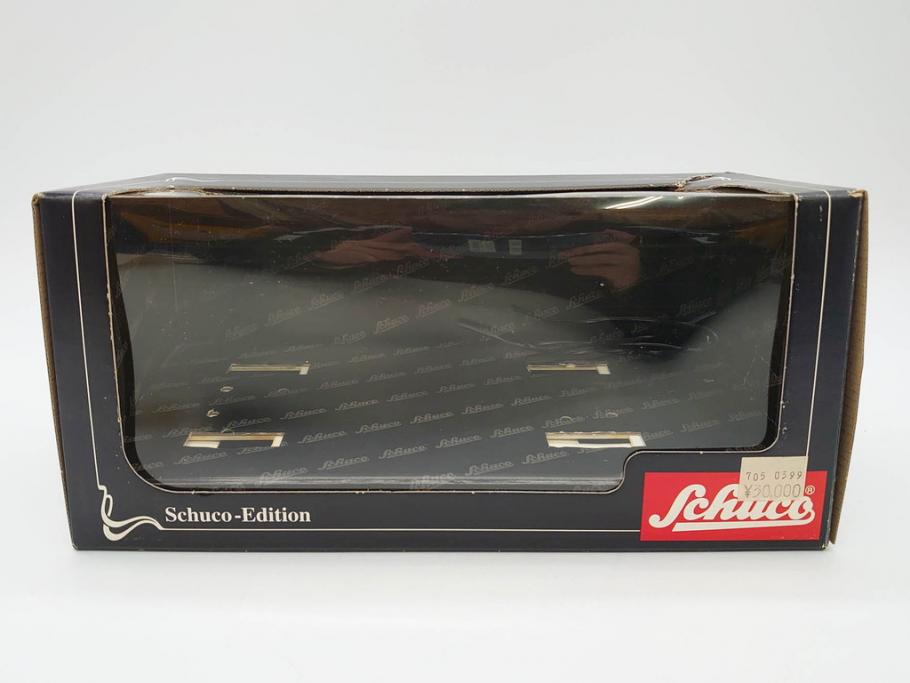 Schuco(シュコー)　Akustico 2002/Examico 4001(4011)/BMW 327 coupe 1/18/Studio IV Bugatti　おもちゃ4点セット(Edition、Classic、ブガッティ、クーペ、エグザミコ、ゼンマイ、ブリキ、玩具、車、外箱付き)(R-080764)