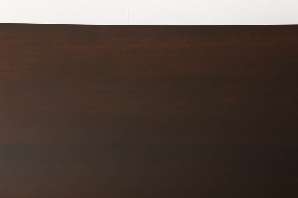 中古　美品　松本民芸家具　深みのある色合いが美しいC型食卓(定価約41万円)(ダイニングテーブル、4人掛け)(R-058507)