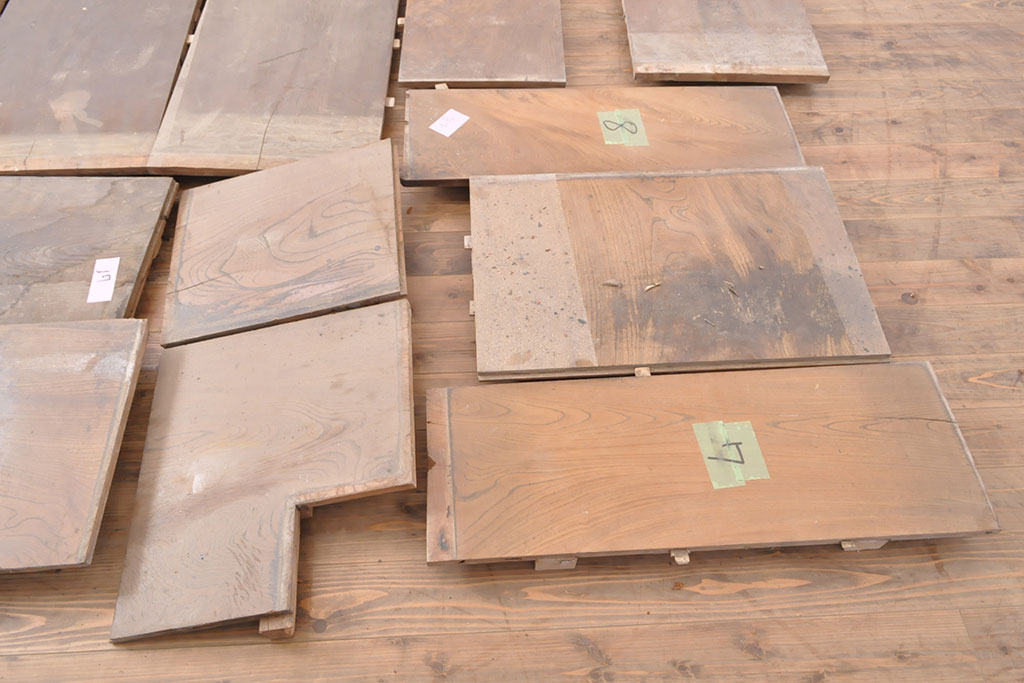 和製アンティーク 明治期 古材 DIYにおすすめ!床材として使われていた