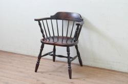 中古　美品　高級ブランド家具　CLイタリア(CLItalia)社　気品あふれる優雅なデザインが魅力のダイニングチェア(サロンチェア、ハイバックチェア、椅子、イス)(定価約55万円)(R-066587)
