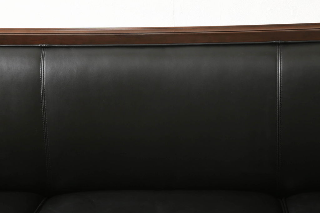 中古　美品　maruni(マルニ木工)　KENT-COURT(ケントコート)　ブリティッシュコレクション　洗練された佇まいが美しい3人掛けソファ(定価約60万円)(3Pソファ、三人掛け)(R-059057)