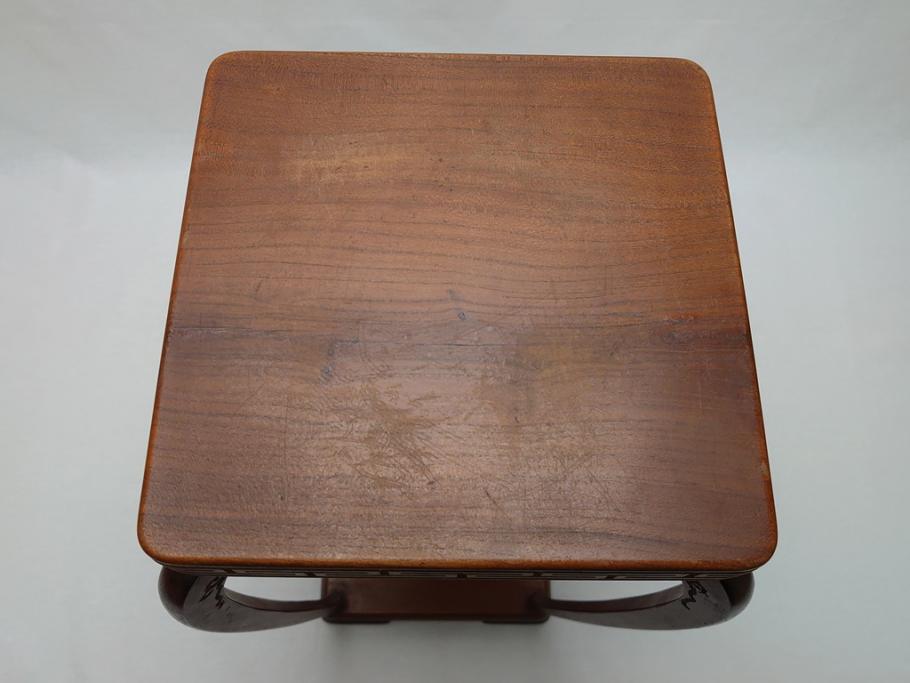 時代物 唐木 花台(飾り台、ディスプレイ、中国?)(R-062672