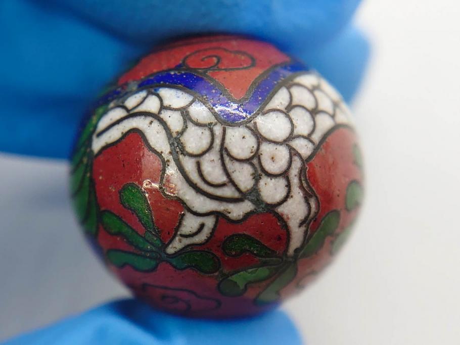 アンティーク　時代物　さりげない美しさのある帯留4点セット(金魚、龍、竜、花、帯留め、帯締め、着物道具、和装小物、アクセサリー)(R-081014)