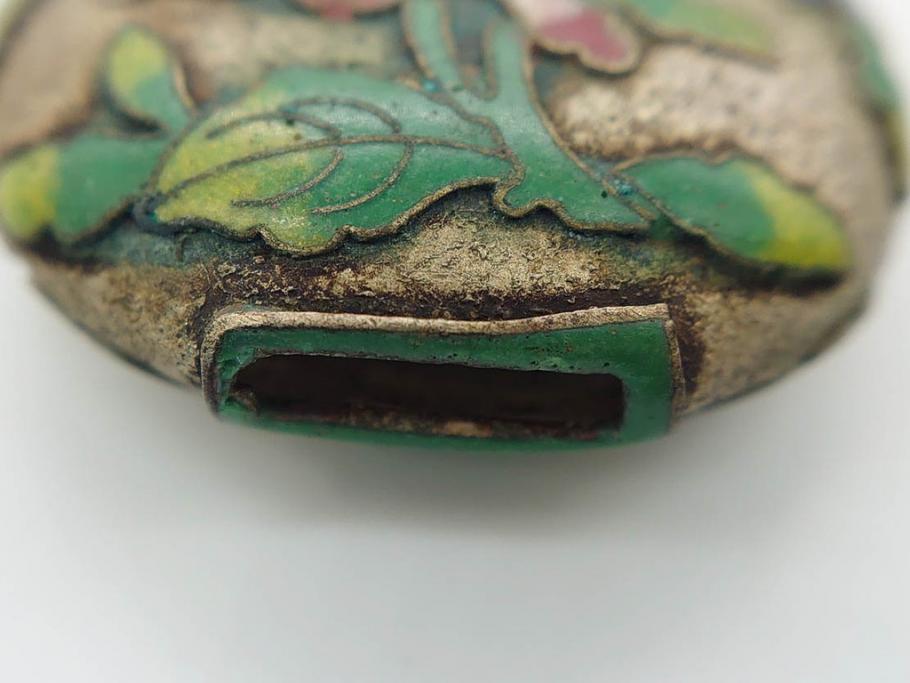 アンティーク　時代物　さりげない美しさのある帯留4点セット(金魚、龍、竜、花、帯留め、帯締め、着物道具、和装小物、アクセサリー)(R-081014)