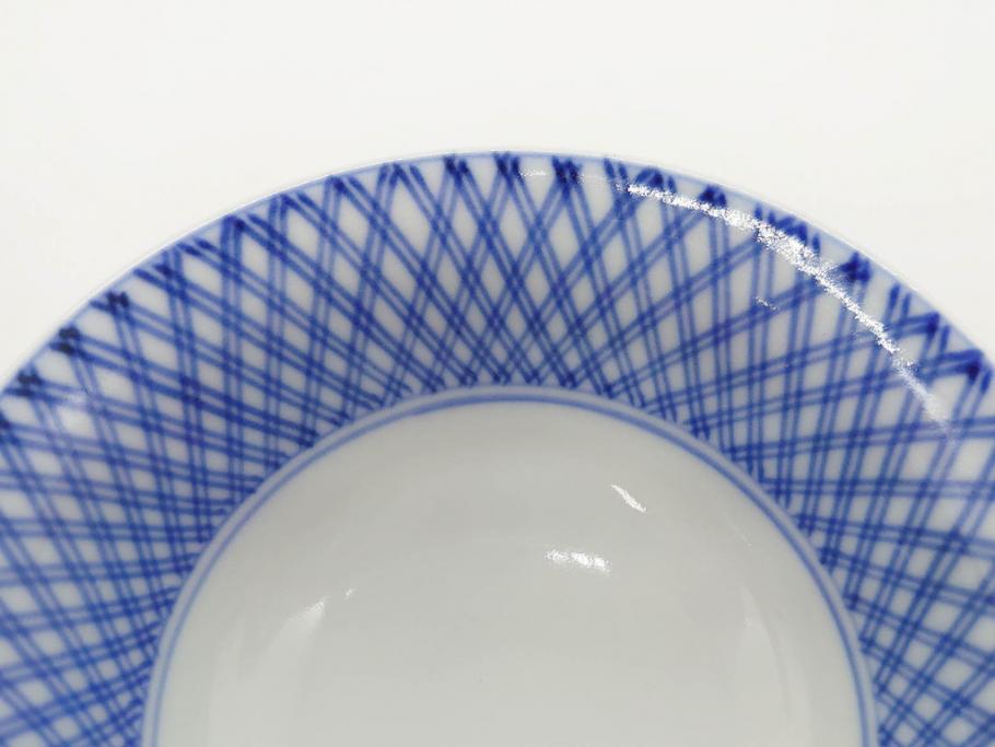 酒井田柿右衛門　肥前国南川原　染錦　二重渦福　丸形　約10cm　3.1寸　匠の技が光る珍味入5客セット(蓋付き器、裏印、小物入れ、香合、蓋物、菓子鉢、茶壷、共箱付き、和食器、陶器、三寸一分)(R-081209)