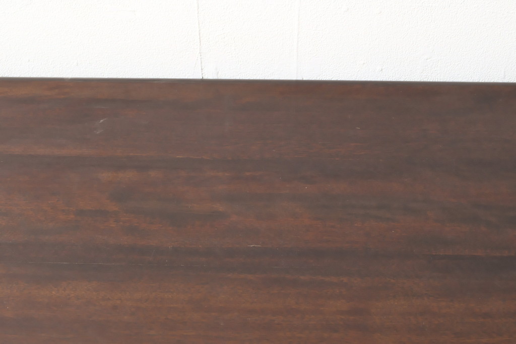 中古　美品　松本民芸家具　重厚でクラシックなデザインがステキなM型両袖机(両袖デスク、ワークデスク)(定価約72万円)(R-057146)