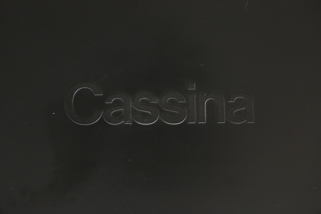 中古　Cassina(カッシーナ)　412　CAB(キャブ)　MARIO BELLINI(マリオベリーニ)　シンプルモダンな空間づくりに活躍するアームレスチェア2脚セット(ダイニングチェア、椅子、イス)(定価2脚で約52万8千円)(R-073992)
