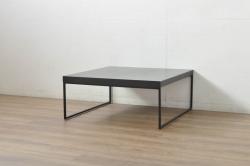 中古　北欧ブランド家具　希少な初期モデル　廃盤品　BoConcept(ボーコンセプト)　ルーゴ　スタイリッシュなデザインがかっこいいシンプルなローテーブル(センターテーブル、リビングテーブル)(R-080384)
