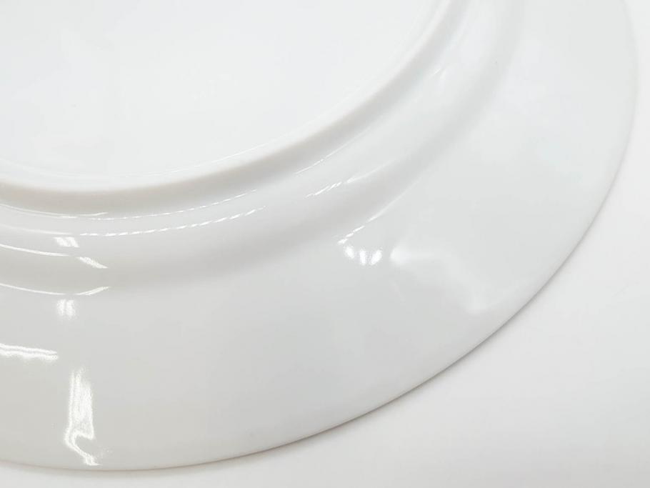 デンマーク　ROYAL COPENHAGEN(ロイヤルコペンハーゲン)　ブルーフルーテッド ハーフレース　約25cm　プレート3枚セット(大皿、洋食器、北欧)(R-081292)