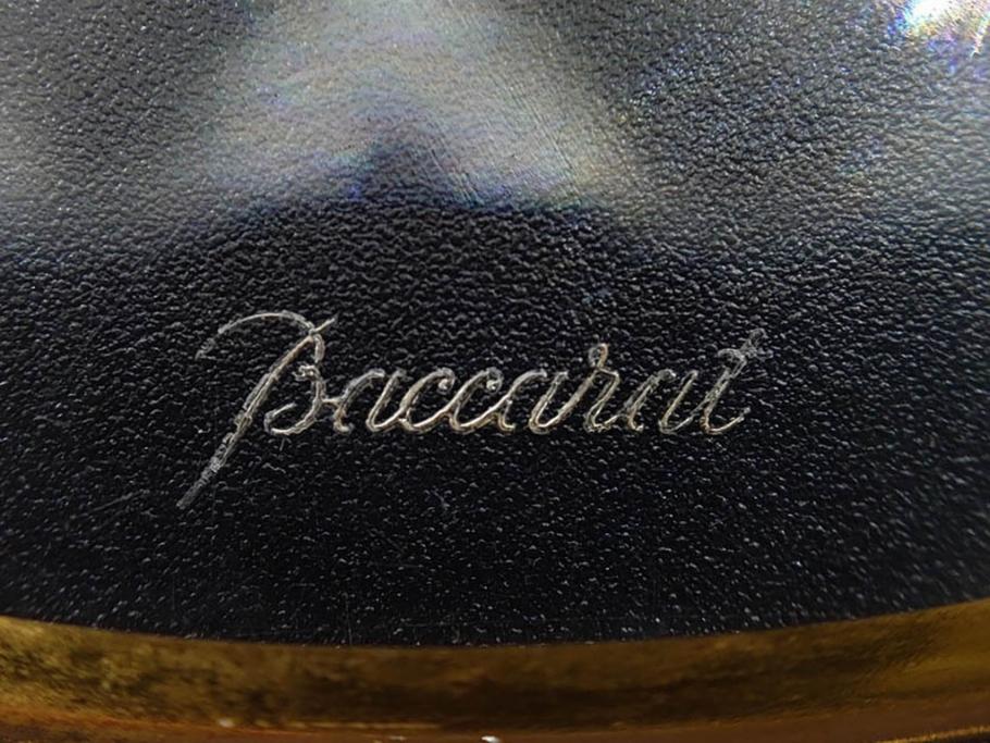 フランス　Baccarat　バカラ　金彩　気品あふれるピッチャー(ジャグ、水指し、ピッチャー、フルレッドクリスタルガラス)(R-081303)