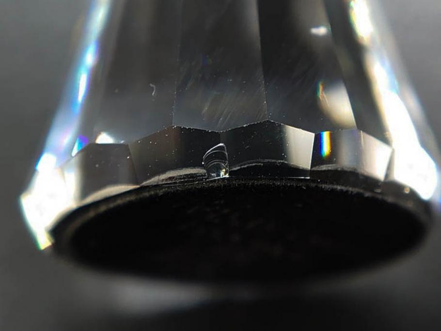 オーストリア　SWAROVSKI(スワロフスキー)　SILVER CRYSTAL(シルバー クリスタル)　チェスセット(チェス盤、駒、ピース、スワン印、ケース付き、外箱付き)(R-081304)